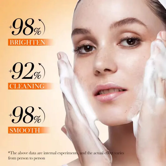 vSADOER Vitamin C Brightening Face Wash (Deep Clean & Oil Control)